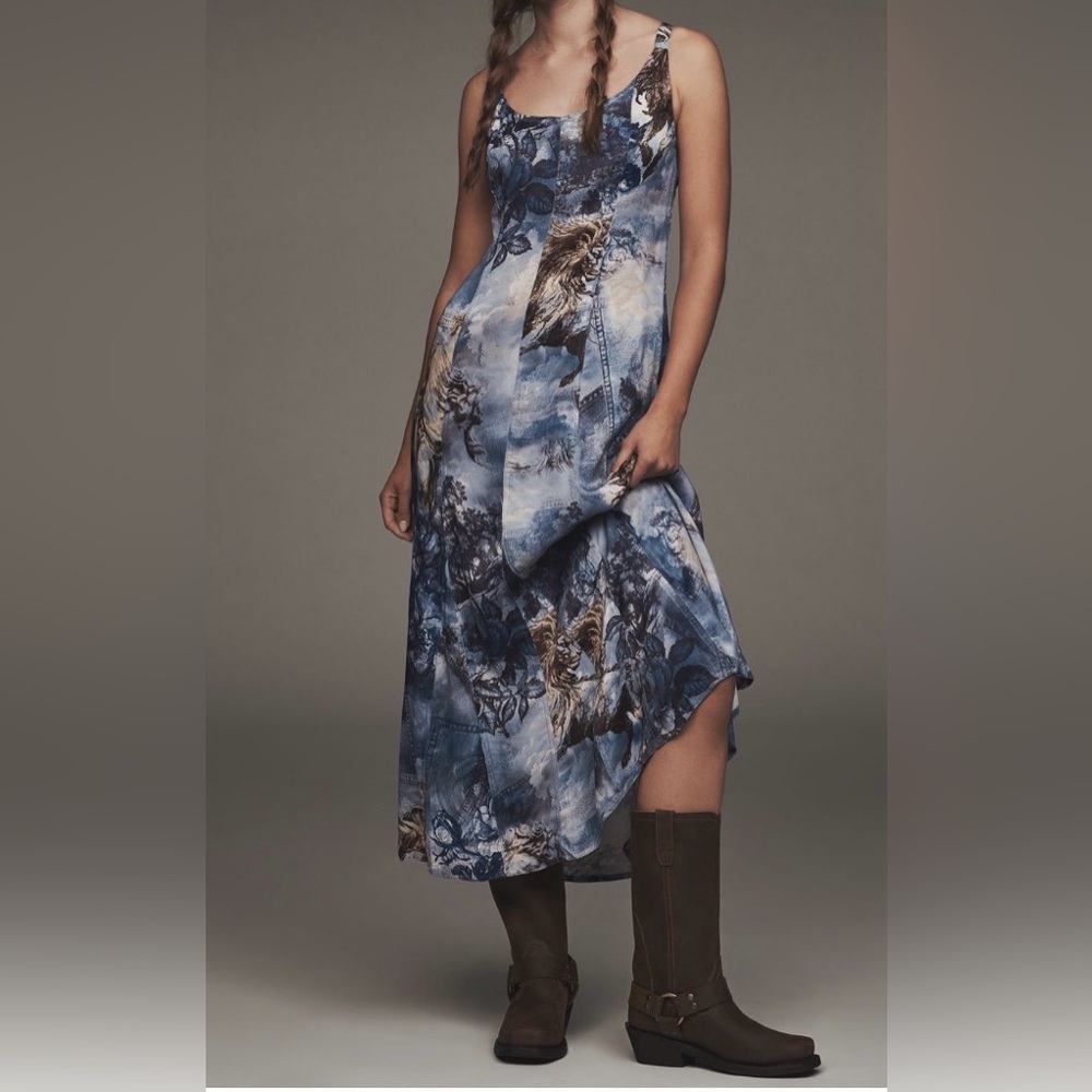 Pilcro Blue Mural Dress - Unique